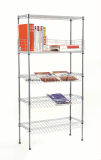 Modern Chrome Slanted Display Book Storage Shelf (CJ-B1119)