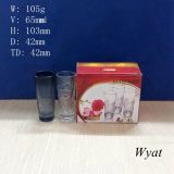 65ml Thin-Tall Glass Wine Cup with Color Box Whisky Glass