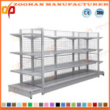 Double Sides Wire Back Supermarket Display Stand Shelf (ZHs645)