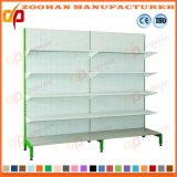 Metal Wall Shelves Supermarket Retail Perforated Storage Display Shelving (Zhs414)