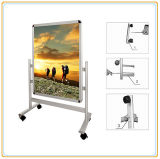 Double Sided Poster Stand with Wheeled Base (A1)