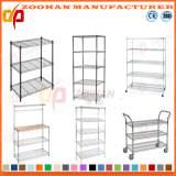 Functional Metal Home Office Storage Wire Rack Shelving (Zhw74)