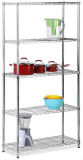 NSF 5 Tier Chrome Plated Steel Wire Shelving 40kg Storage Rack 36