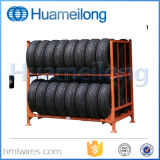 Industrial Foldable Metal Tire Storage Stacking Rack