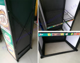 Single Side Metal Supermarket Wire Shelf Display Drink Cans Stand