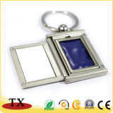 Portable Metal Photo Frame Key Chain with Lid
