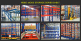 Warehouse Drive-in/Drive Through Rack/Storage Penetrable Racking System