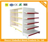 Single Sides Slat Backboard Metal Shelving/Slatwall Gondola Supermarket Rack