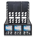 Office Use 3 Columns Plastic File Rack