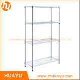 4 Tier Common Steel Wire Storage Shelf Durable 4 Tiers Warehous Shelf with Wire Deck