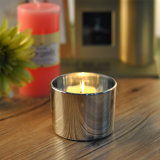 Metallic Votive Glass Candle Holder