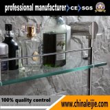 Newest Durable Stainless Steel Double Layer Glass Shelf for Wholesale