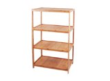 Bamboo 4-Layers Shelf Storage Rack