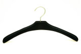 Luxury Wooden Suit Hanger, Black Clothes Hanger with Golden Hook