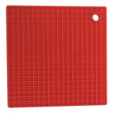 Family Kitchenware Silicone Plaid Designed Heat Resistant Mat
