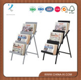 Floor Standing Metal Newspaper Display Stand