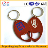 Custom Oval Shape Metal Key Chain with Key Ring