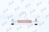 New Design High Quality Clothes Wooden Hanger (YLWD32512-NTLB1) for Supermarket