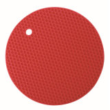 High Qualtiy Round Honeycomb Design Silicone Heat Resistant Table Mat Cup Placemat