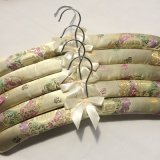 Luxury Brocade Satin Padded Clothes Hangers