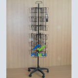 48 Sections Floor Metal Wire Pocket Rack (PHY11-205)