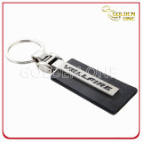 Hot Sale Customised Printed Black PU Leather Key Chain