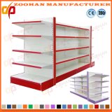 Wholesale Double Sided Gondola Shelving Supermarket Store Display Shelf (Zhs103)