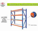 Middle Duty Warehouse Storage Steel Rack with Beam
