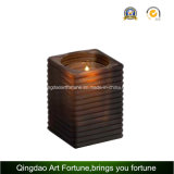 Faceted Cube Glass Candle Holder for Candle Decoration Afch-F7094
