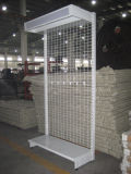 Adjustable Metal Supermarket Wire Mesh Back Display Shelf