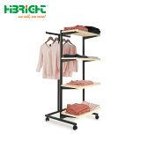 T Stand Hangrail Clothing Stand Clothes Display Rack