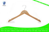 High Quality, Cheap Price and Regular Clothes Bamboo Hanger Ylbm6612-Ntln1 for Supermarket, Wholesaler with Shiny Chrome Hook