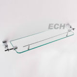 Stainless Steel Wall Mounted Bathroom Glass Shelf (GHT6020)