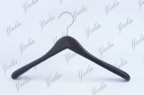 Exquisite Black Leather-Wrapped PVC Hanger (YLLT84545W-BLK4)