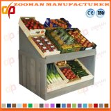 Wooden Supermarket Vegetable and Fruit Display Stand Rack Shelving (Zhv4)