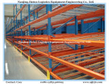 Flow Through Storage Racks for Warehouse Storage System