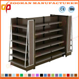 High Quality Gondola Steel and Wood Style Supermarket Shelf (ZHs646)
