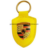 Custom Gold Plated Coloring Genuine Leather Key Holder