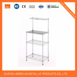 5 Tier White Color Wire Display Shelving