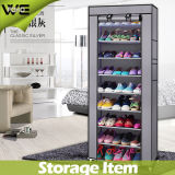 Large Fabric Furniture Folding Fabric Shoe Storage Rack Cabinet
