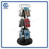 Counter Top Metal Wire Rotating 12 Pockets Greeting Cards Display Rack