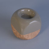 High End Tealight Holder with Brown Color