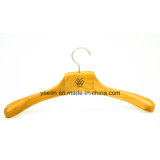 Wooden Clothes / Coat Hanger Printed Logo with Wide Shoulders (YLWD-e6)