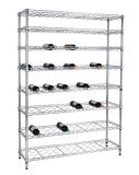 8-Layer Wine Wire Rack Shelving Unit