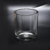 Glass Candle Holder with Round Bottom