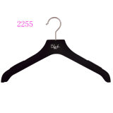 Luxury Clothes Shop Unique Custom Brand Female Flocked Hanger