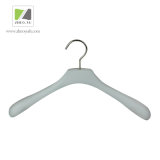 Customize Grey Rubber Paint Beech Wooden Hanger for Garment