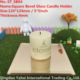4mm Light Brown Glass Candle Holder