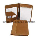 A4 Hardcover File Folder Leather Portfolio Organizer Holder