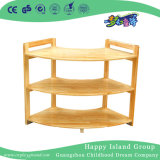 School Wooden Made Curved Cabinet Shelf (HG-4506)